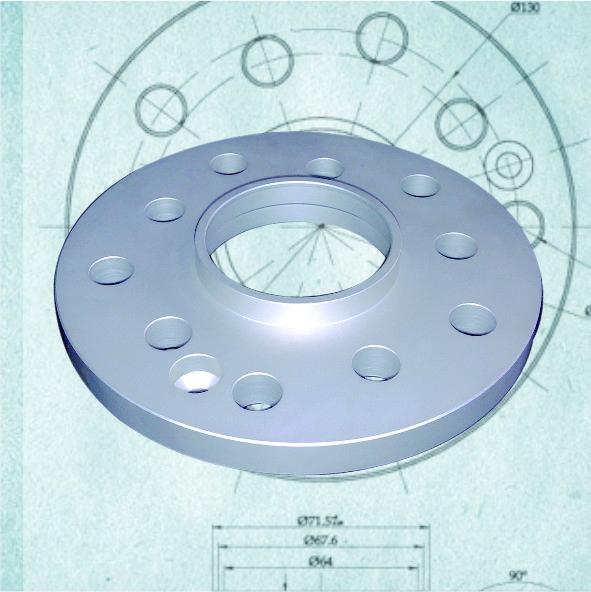 Forged Aluminum Billet Hub Centric 14mm Wheel Spacers For Porsche 911 Boxster