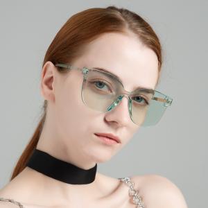 Wholesale Designer Large Frame Oversized Ladies Square Cat Eye Sunglasses With Diamonds from china suppliers