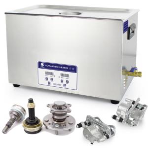 Wholesale Digital 30L 600W 40KHz Benchtop Ultrasonic Cleaner , JP -100S ultrasonic parts cleaner CE from china suppliers