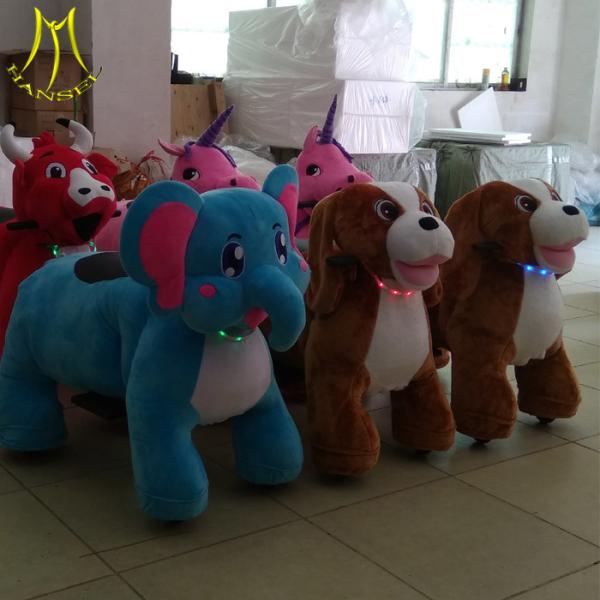 Hansel animal walking riding coin operated indoor unicorn electric scooter with