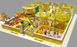 Wholesale 300 Squares Yellow Popular Multi Item Custom Children Entertainment Playground from china suppliers