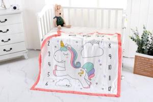 Wholesale Infant Muslin Receiving Blankets Neutral Anti Pilling Multi Use Seersucker from china suppliers