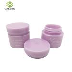 Purple 5 ML Cosmetic Cream Jar Screw Cap White Silk Screen Printing