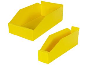 Wholesale Corrugated Plastic Drop Front Picking Bins 400-1800gsm Waterproof from china suppliers