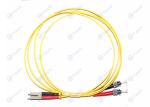 LSZH Cable Fiber Optic Jumper ST To LC With Special Flame Retardant Coating