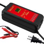 125W Output Power Red Battery Charger for Lead Acid Batteries 12v 10a 12v 8a