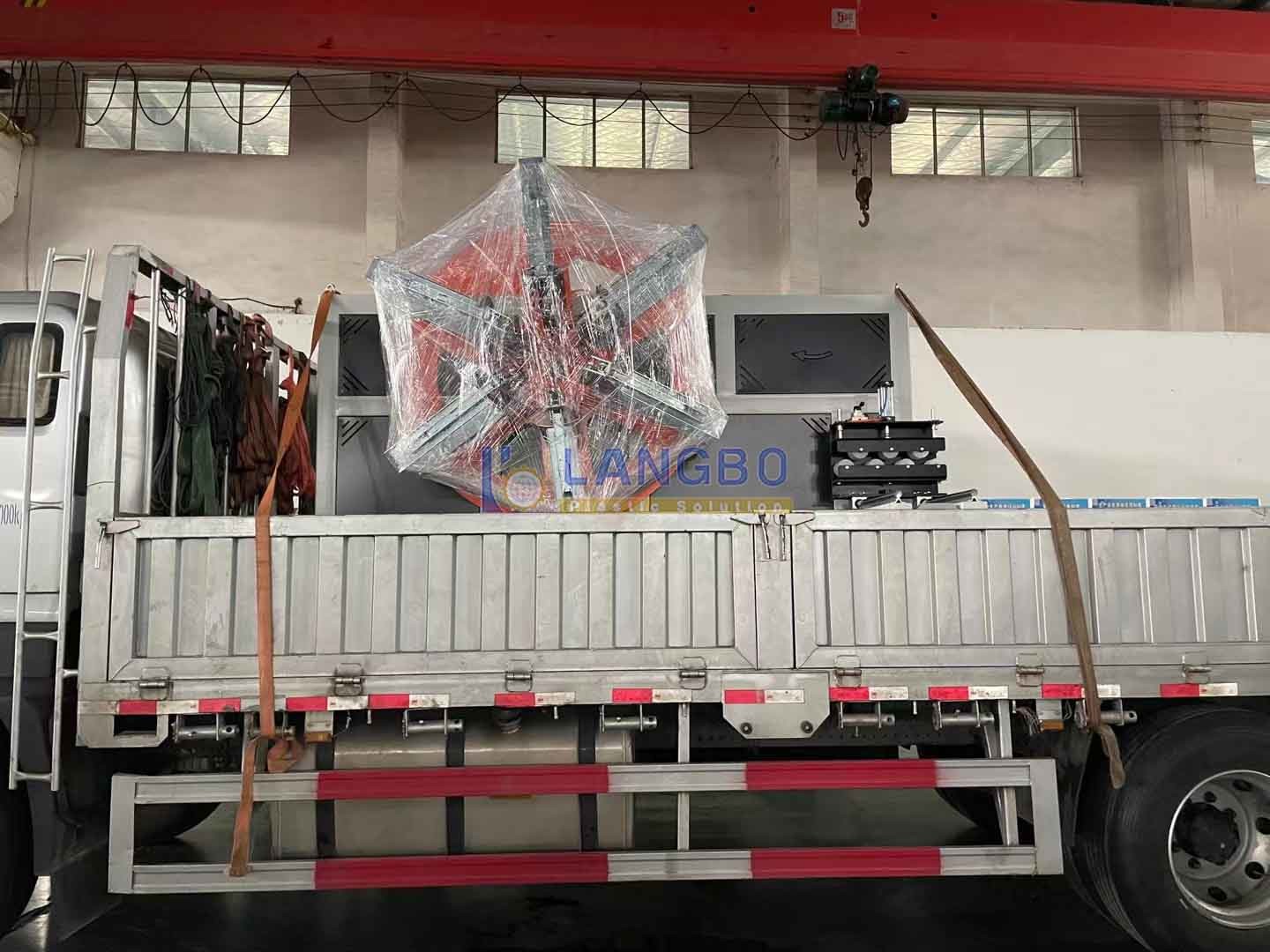 Double Station Large Diameter PE Irrigation Pipe Coiler