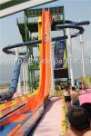 Giant Spiral Water Slide / Fiberglass Water Slide For Outdoor Water Park