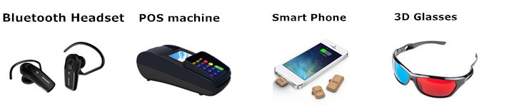Lithium Polymer Battery 401230 3.7V 110mAh Rechargeable Lipo Battery for Earphones