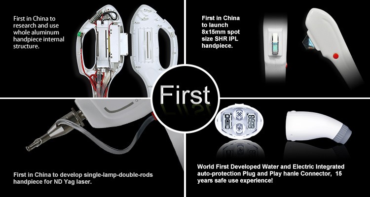 Colorful Pico Laser Tattoo Removal Machine 1500W Power For Beauty Salon