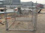 Galvanized Steel Wire Mesh Rubbish Cage construction site