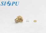 SMP Female Angled RF Coaxial Connectors Mate With 2# Semi Rigid / Semi Flexible