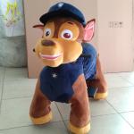Hansel amusement park soft stuffed animal car ride for children animal scooter