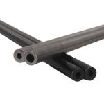 Ductile Welded Carbon Seamless Steel Pipe 6m Round Shape Hot Rolled