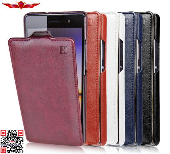 New Arrival Ultra Slim High Quality PU Flip Leather Cover Case For Huawei Ascend