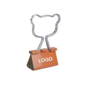 Wholesale Creative Cute Shaped Handle Long Tail Clip Metal Tickey Clip Logo Customized from china suppliers