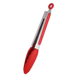 Wholesale 9 Inch Silicone BBQ Grill Tong Non Stick Barbecue Clamp Stainless Salad Tongs from china suppliers