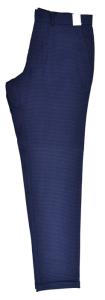 Wholesale Stylish Navy Check Men Mens Slim Fit Suit Trousers Zip Off Long Pants Mancasual from china suppliers