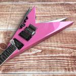 Custom Electric Guitar 2020 New Vibrato System Pink and Metallic Silver