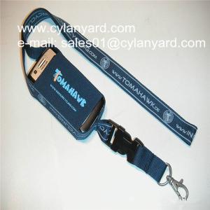 Wholesale Spandex phone pocket neck lanyards, stretchable mobile phone holder neck ribbon from china suppliers