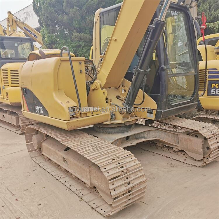 7000 KG Weight and Soft Steel Design CAT307c Excavator with Original Hydraulic Valve