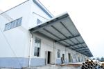 Red Construction Steel Structure ,High Rise Garage Frame for Industrial Building