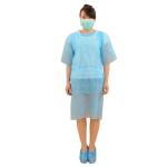 3XL Dark Blue SMS PP 40gsm Disposable Patient Gowns