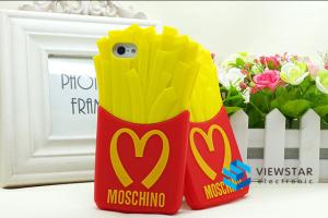 Wholesale McDonalds Fries Silicone Moschino Iphone Protect Case Waterproof Dustproof from china suppliers