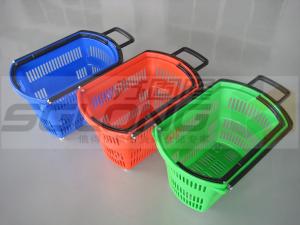 Wholesale High Performance Supermarket Shopping Baskets Lightweight 20L - 68L Capacity from china suppliers