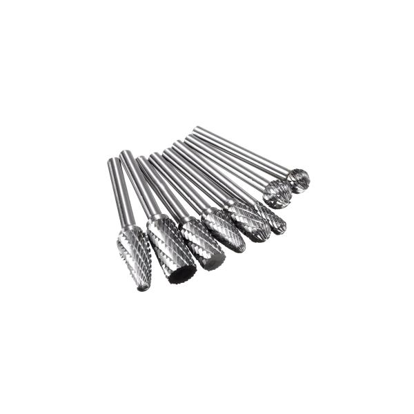 Carbide Double Cut Carving Bits for Dremel Rotary Tool Tungsten Carbide Burrs for Metal Polishing Engraving Drilling
