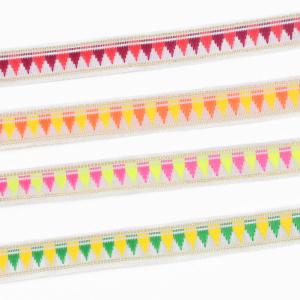 Wholesale 1.2cm Pink Woven Polyester Jacquard Webbing from china suppliers