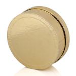 Recyclable Cardboard Gift Tube Box With Lid Luxury Round Clear Window Food