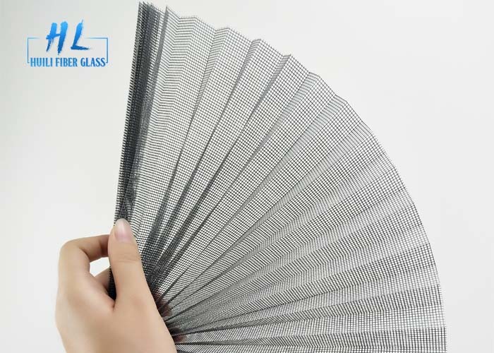 Polyester Plisse Retractable Screen , 80g/M2 Weight Pleated Fly Screen