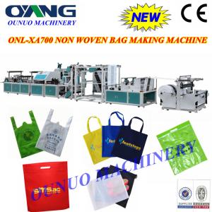 Wholesale Full Automatic Nonwoven Vest Shopping Bag Making Machine / Equipment from china suppliers