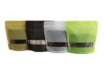 Food Grade Zipper Kraft Paper Pouch , Dry Food Stand Up Pouch With Window