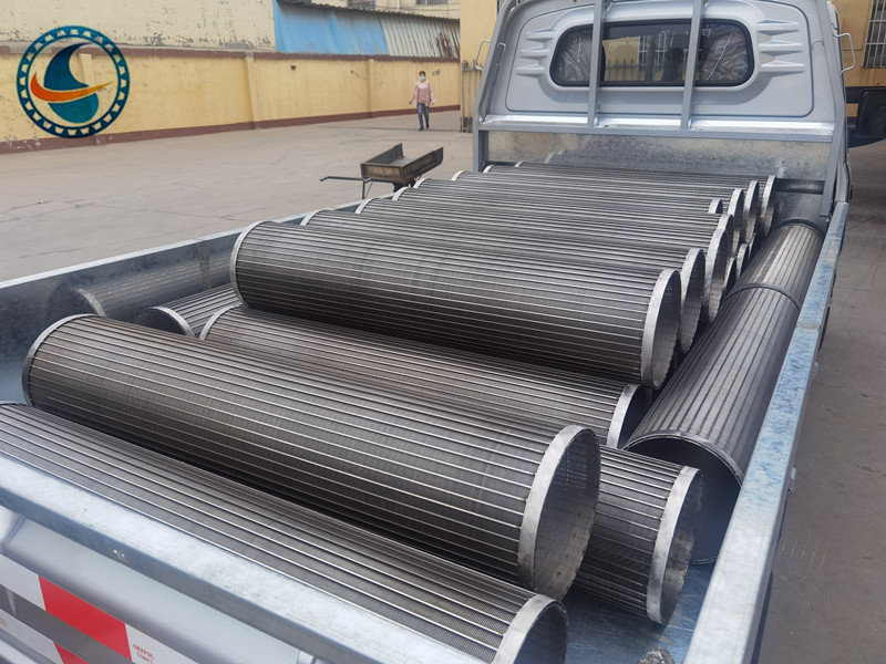 Ss304 450mm Dia Wedge Wire Mesh Filter Screens For Wastewater Treatment
