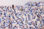 100% Cotton Ladies Print Blouses Breathable Floral Tops For Women