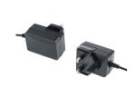 5V Black Power Adapter 30W Interchangeable Plug Male DC Connector Adapter