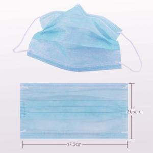 Wholesale 3 Ply Non Woven Surgical Medical Mask Fda Earloop Blue White Green Softness from china suppliers