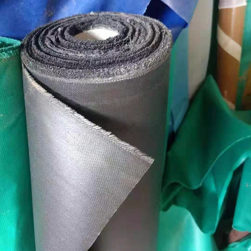 Silver Reinforced Waterproof Aluminum Foil Coated Fiberglass Cloth