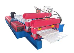 Wholesale Automatic Metal Glazed Tile Making Machine Colored Steel Sheet Roofing from china suppliers