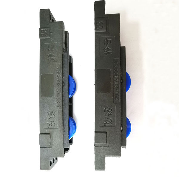 Adjustable Nylon Sliding Door Rollers Plastic Material ODM with Carbon Steel Bearing