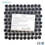 Vacuum 6ml Gray Top Blood Collection Tubes Glass Glucose Blood Tube