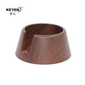 Wholesale KR-P0280 Modern Recessed Cup Holder , Anti Spill Drink Recessed Drink Holder Wood Grain from china suppliers