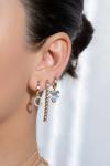 Engagement Occasion Rhodium Plated 925 Sterling Silver Glittery Tennis Chain