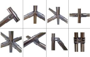 Wholesale Slivery Steel Pipe Jointing Chrome Pipe Connectors Polishing Chrome Plated Surface Treatment from china suppliers