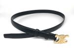 Women Black 2.5cm Genuine Leather Waist Belts For Jeans
