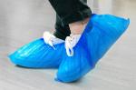 Plastic Embossed Non Slip Hospital Non Woven Shoe Covers Disposable
