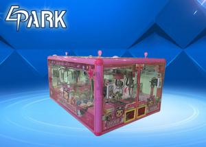 Wholesale Big Glass Box Crane Game Machine Coin Operated Pink Princess Stereo Sound System from china suppliers