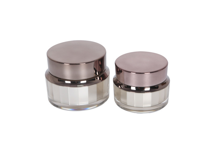 Polygon Acrylic Lotion Bottle Skincare Cream Jar Cosmetic Family Set Packaging 60ml